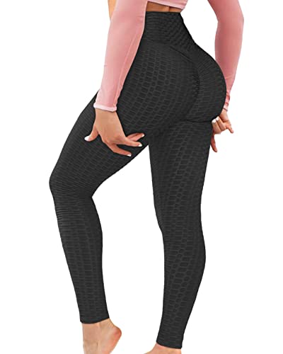 AIMILIA Butt Lifting Anti Cellulite Leggings for Women High Waisted Yoga Pants...