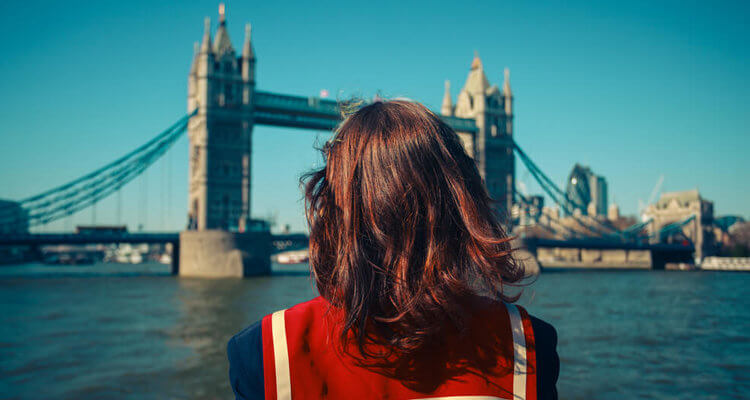 girl back bridge